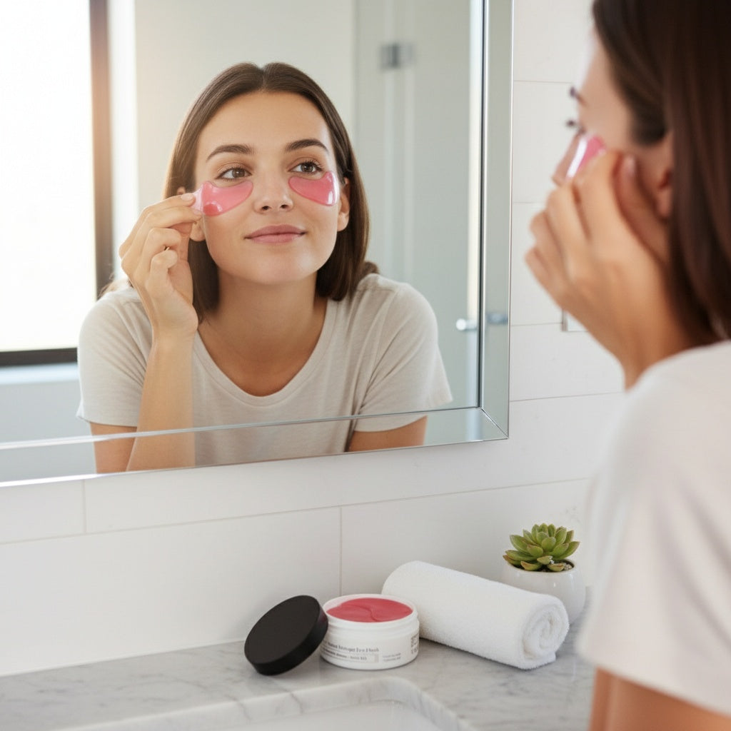 Peptide Hydrogel Eye Patches