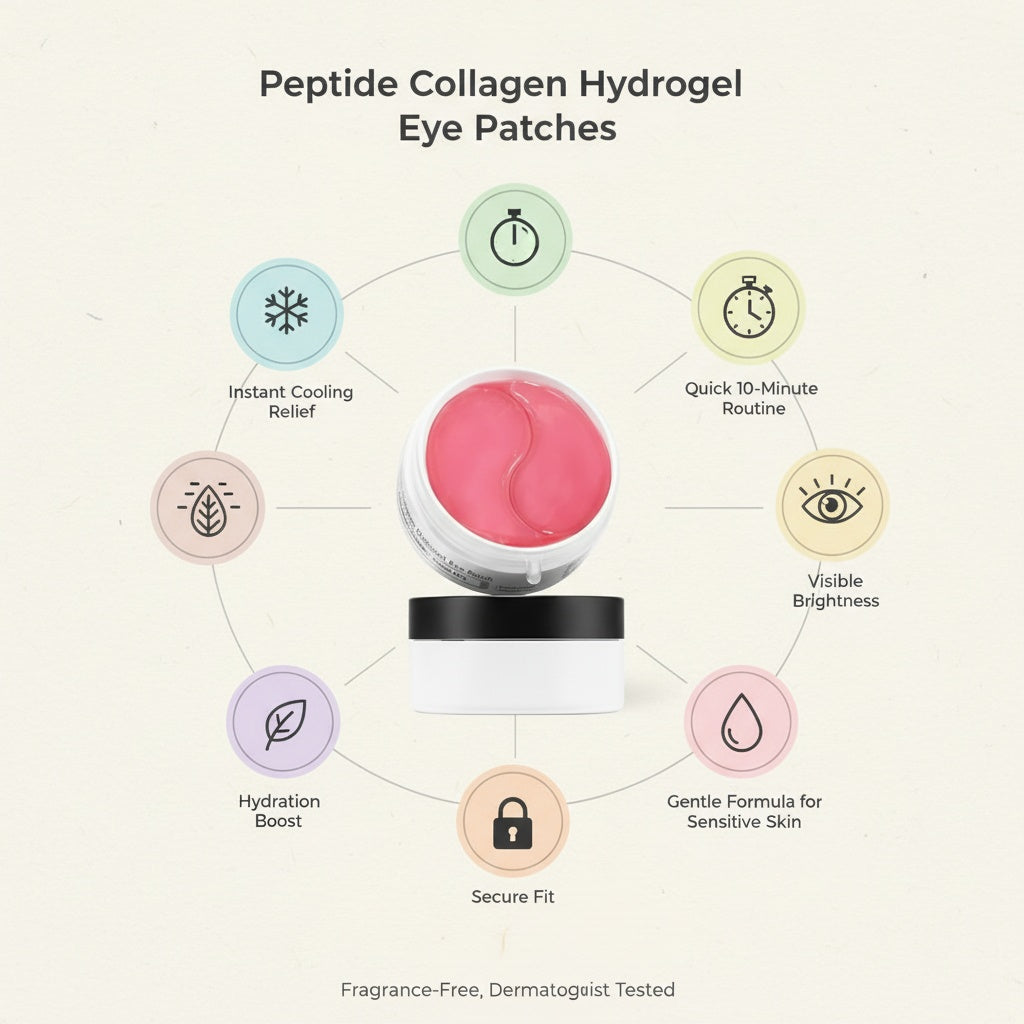 Peptide Hydrogel Eye Patches